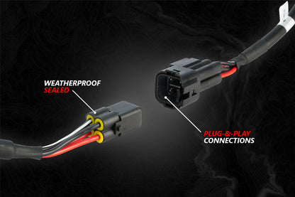 SSV Works 2014-2024 Polaris RZR Lighted 3-Speaker Plug-&-Play Kit for Ride Command