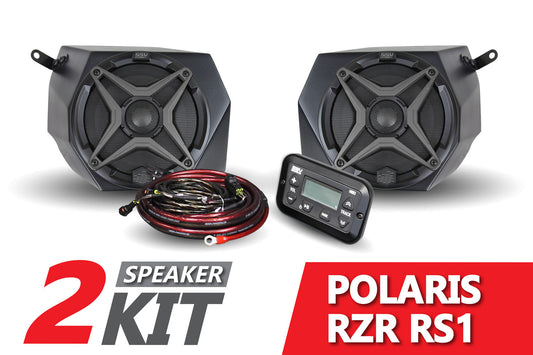 SSV Works 2018+ Polaris RZR RS1 2-Speaker Audio Kit