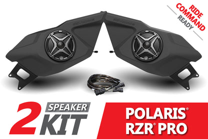 SSV Works 2021-2024 Polaris RZR Pro 2-Seater Door Speaker-Pods for Ride Command