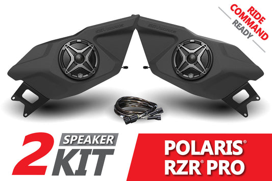 SSV Works 2021-2024 Polaris RZR Pro 2-Seater Door Speaker-Pods for Ride Command