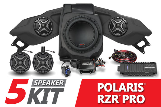 SSV Works 2020-2024 Polaris RZR Pro SSV 5-Speaker Plug-&-Play System