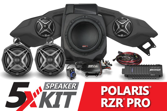 SSV Works 2020-2024 Polaris RZR Pro Phase X SSV 5-Speaker Plug-&-Play System