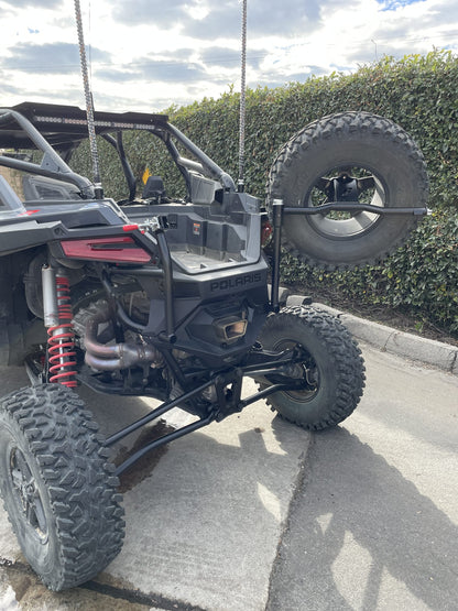FastLab UTV Swing Out Spare Tire Carrier for Polaris RZR Pro R