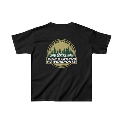 Pine Barrens Powersports Life is Better Off-Road Kids Tee