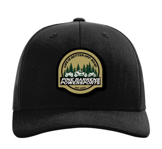 Pine Barrens Powersports Life is Better Off-Road Trucker Hat