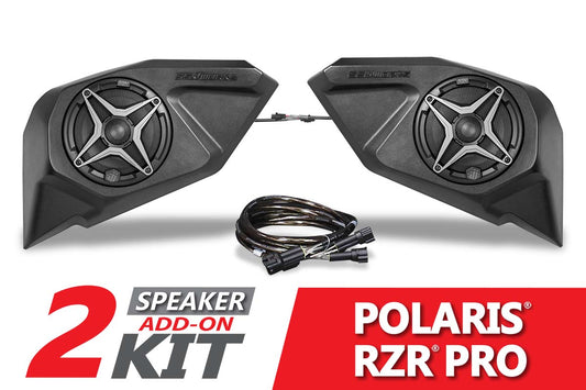 SSV Works 2020-2024 Polaris RZR Pro Rear-Door 6.5in Add-On Speaker-Pods